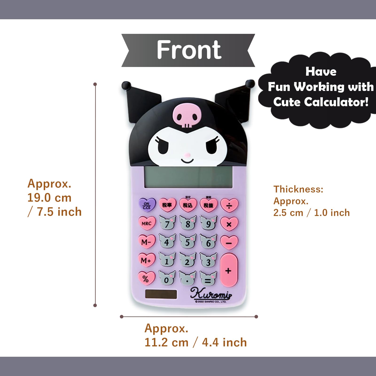 Amazon.com : SanrioOriginal Face Shaped Calculator (Japan Import